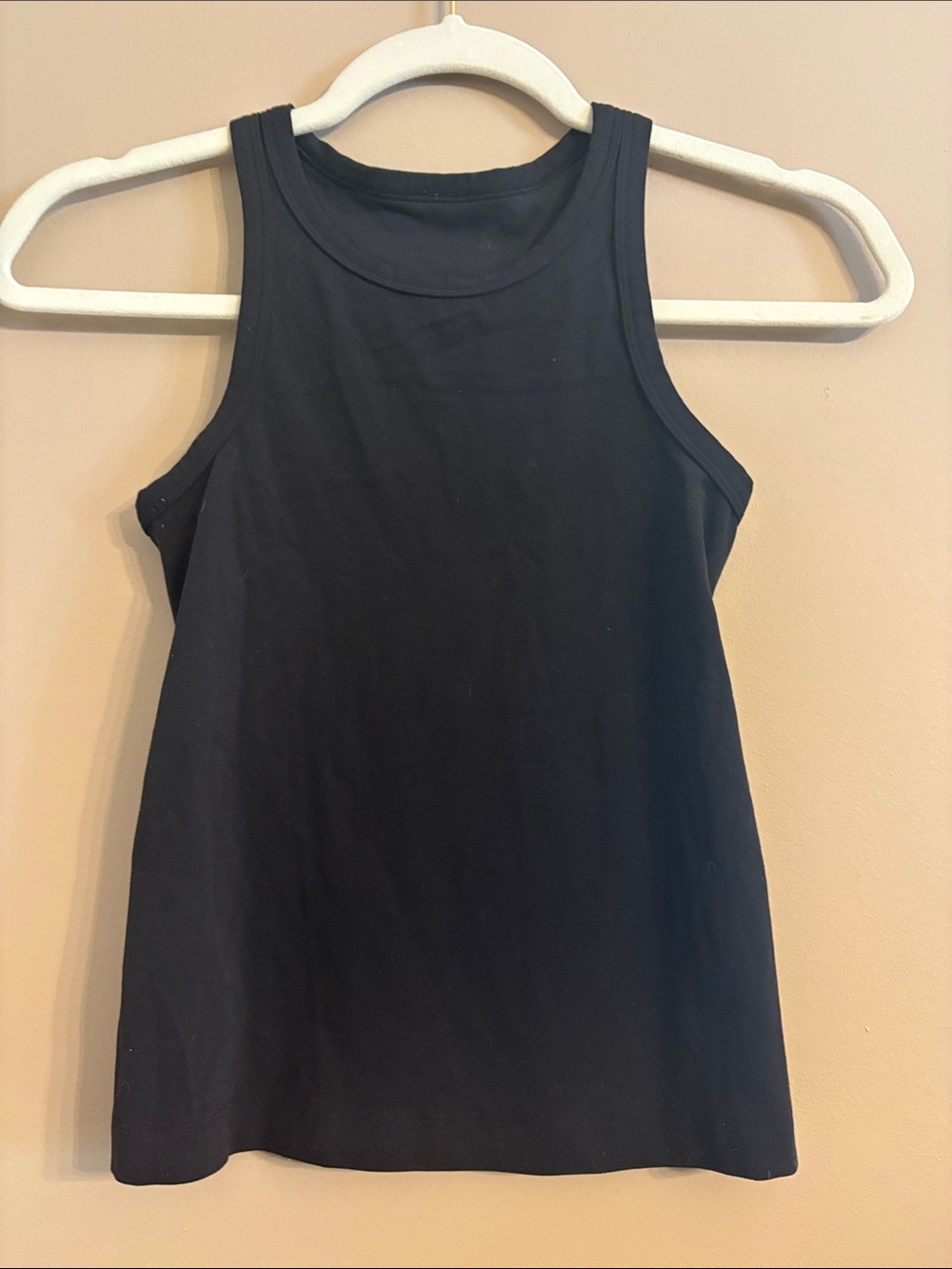 lululemon athletica Black Racerback Tank New